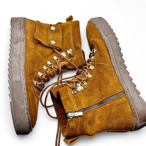 Y2K 2000’s TEAM SESH BONES Deadman Cargo High Top Combat Boots Shoes Sneakers - Picture 1 of 8